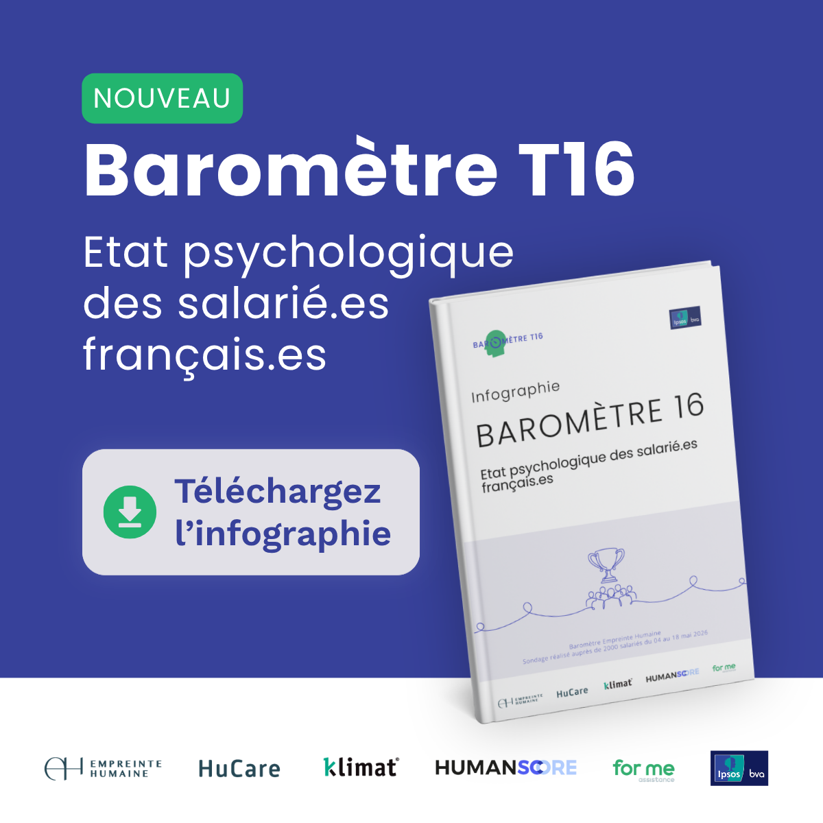 Baromètre T16 Etat psychologique des salariés français
